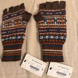 Peruvian Connection Rimac Fingerless Gloves Brand New